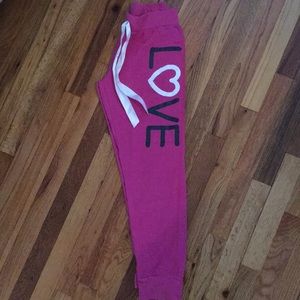 Lounge crop sweat pants